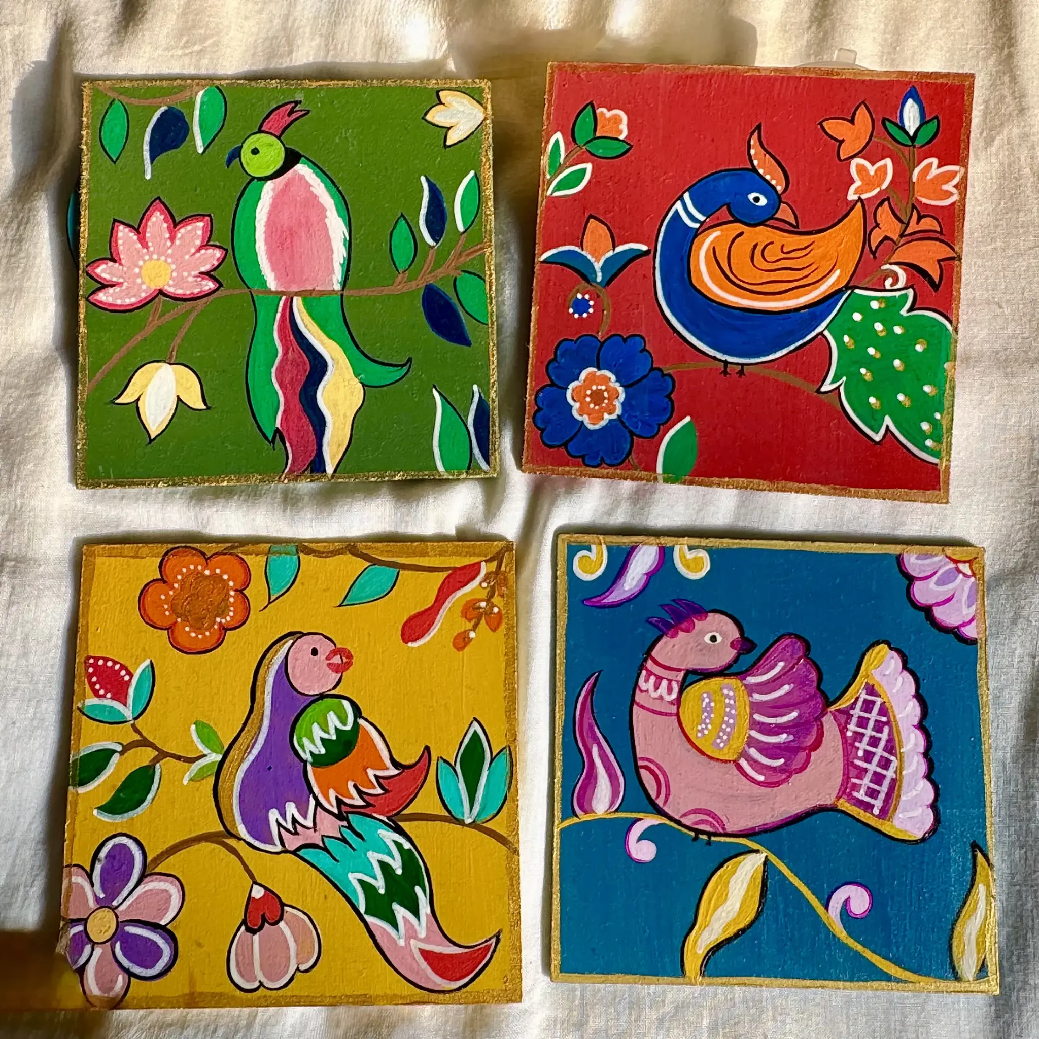 Melody of Birds Coasters