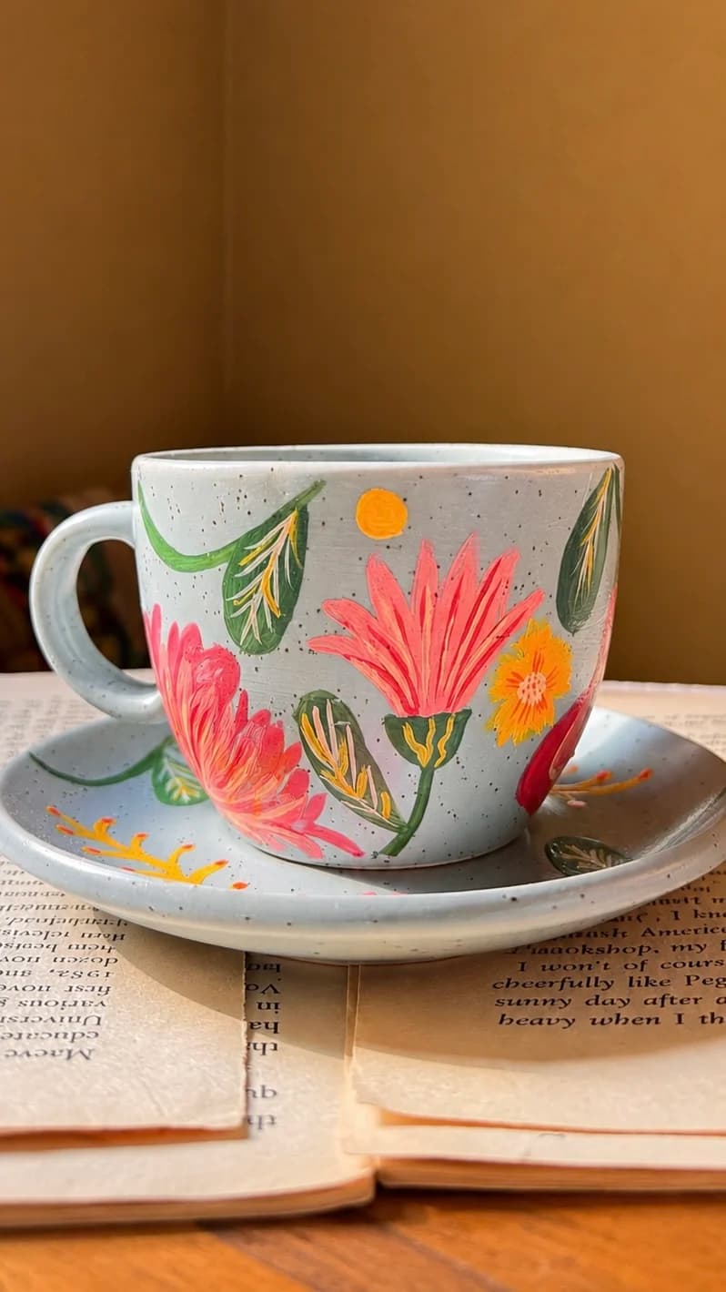 Artsy Tea Cups